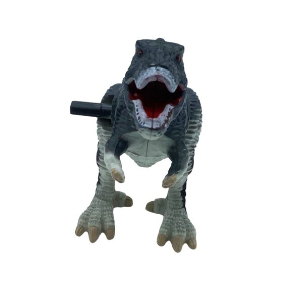 Tyrannosaurus Rex Dinosaur Wind Up Toy Figure WORKS 4.5" - Picture 2 of 6